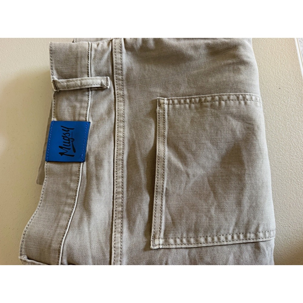 Mugsy Bucks Tapered Jeans Mens Size 42x30 Big & Tall Gray Stretch Denim